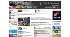 Desktop Screenshot of comune.castelfidardo.an.it